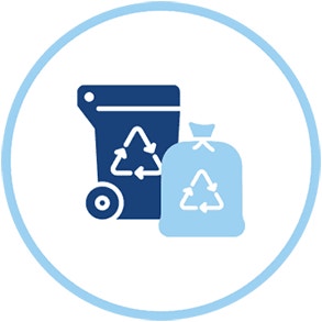 When it stops absorbing properly, you can put the litter (minus solids) into the composting bin (if allowed by local authorities) or your normal outdoor bin.