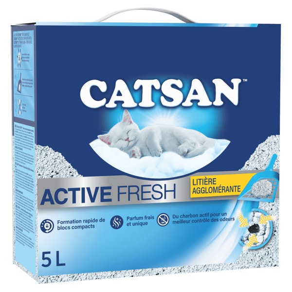 CATSAN™ Litière ACTIVE Fresh pour chat 5L image 1