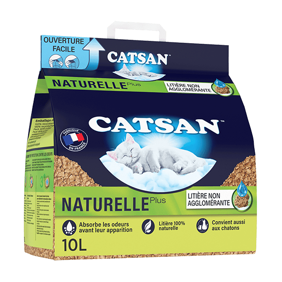 Le changement de la litière de votre chat Catsan™